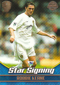 Robbie Keane Leeds United 2002 Topps Premier Gold Star Signing #LU6